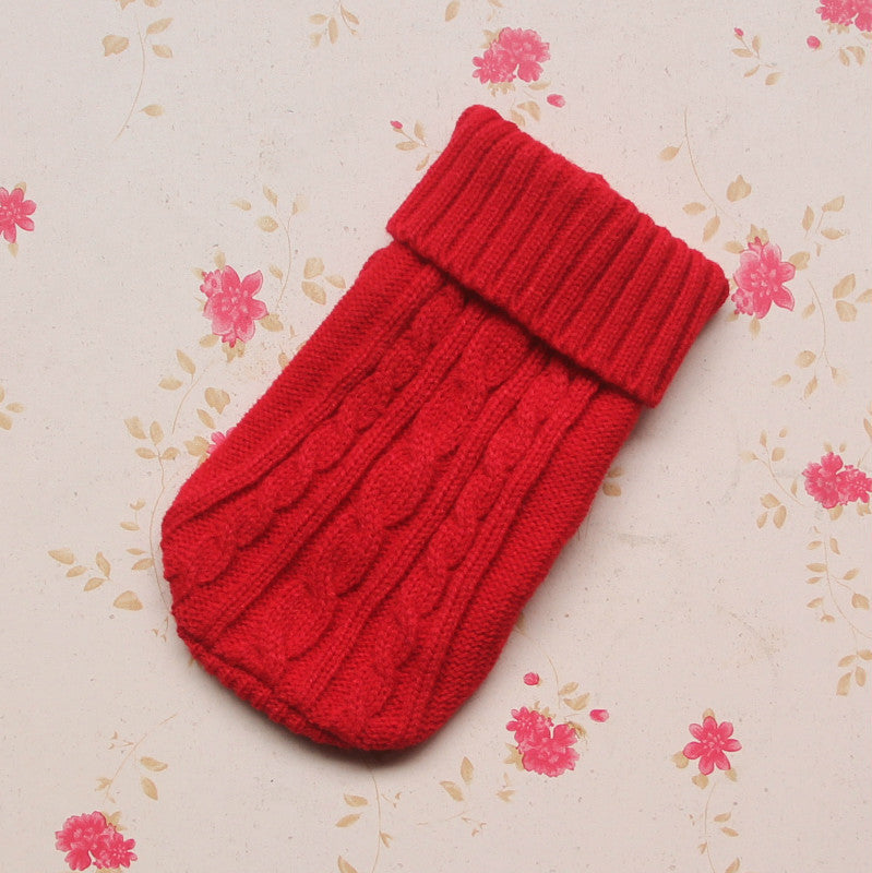 Cozy Knit Dog Sweater