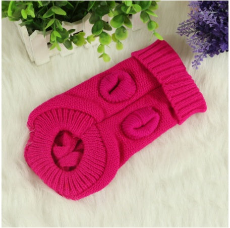Cozy Knit Dog Sweater