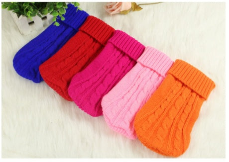 Cozy Knit Dog Sweater