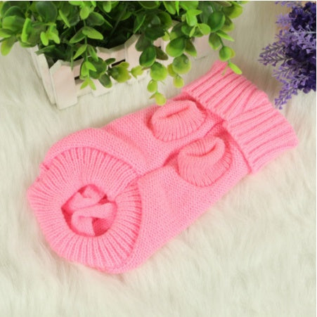 Cozy Knit Dog Sweater