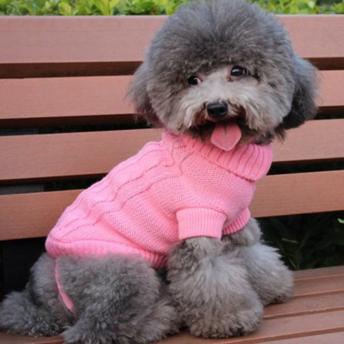 Cozy Knit Dog Sweater