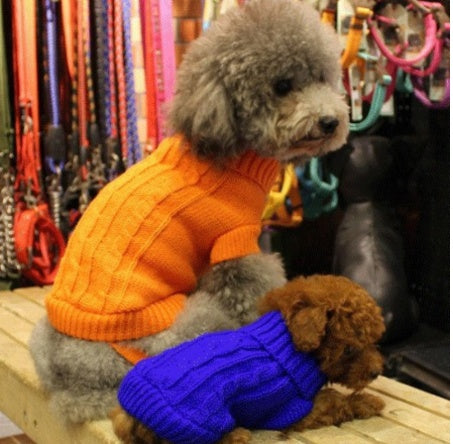 Cozy Knit Dog Sweater