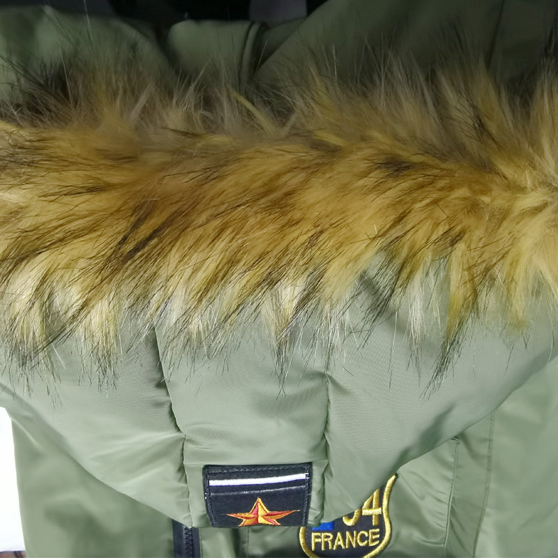 Fleece-Lined Winter Jacket for Large Dogs
