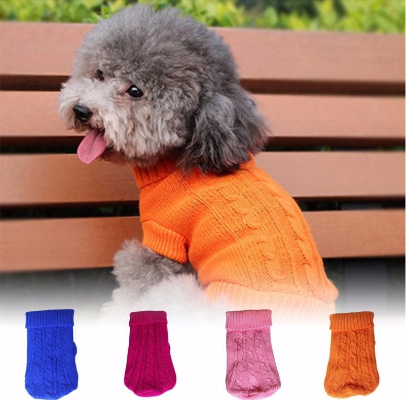 Cozy Knit Dog Sweater