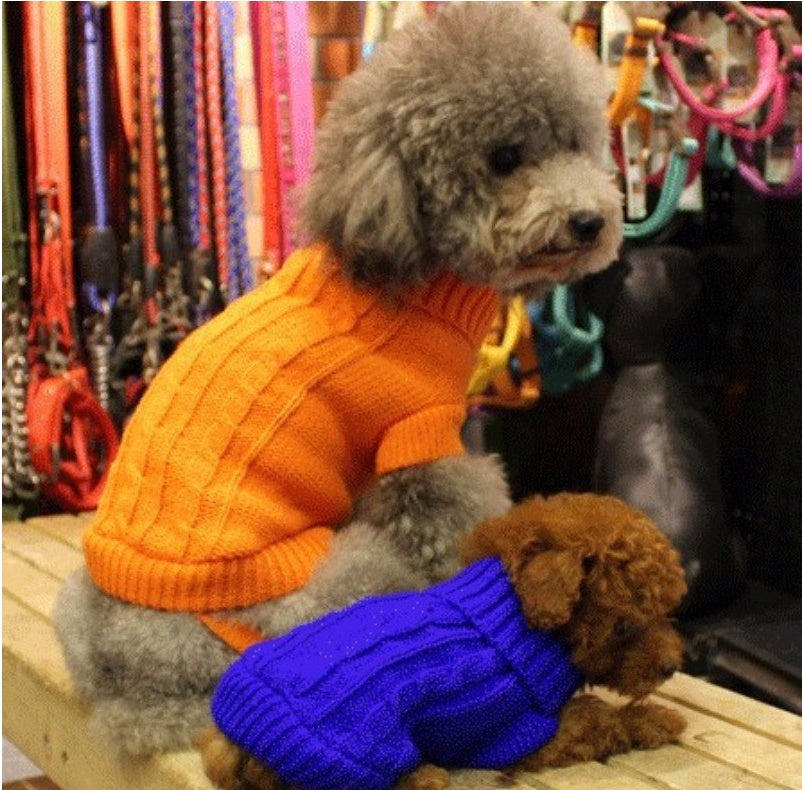 Cozy Knit Dog Sweater
